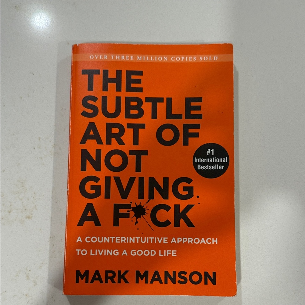 The Subtle Art of Not Giving a F*ck Book